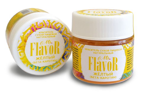 Краситель Mr. Flavor сухой натуральный желтый 