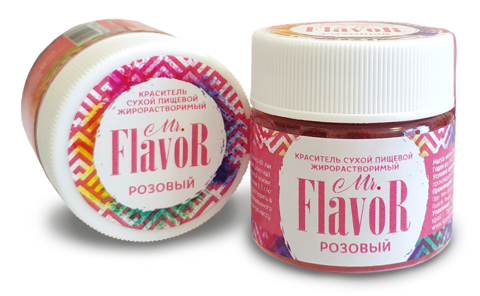 Краситель сухой жирорастворимый розовый Mr.Flavor 