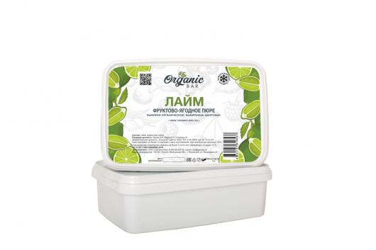 Пюре Organic-bar лайм 0,3 кг замороженное