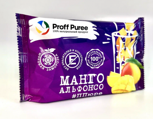 Пюре Proff Puree манго 0,25 кг замороженное