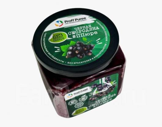 Пюре Proff Puree черная смородина без сахара  0,5 кг замороженное