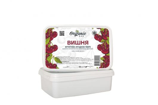 Пюре Organic-bar вишня 0,3 кг замороженное