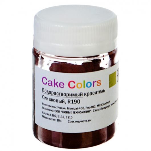Краситель водорастворимый оливковый  Cake Colors 10 гр