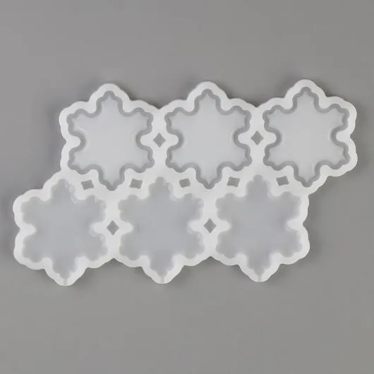 Молд силиконовый «Снежинки», 17,5×13×0,3 см