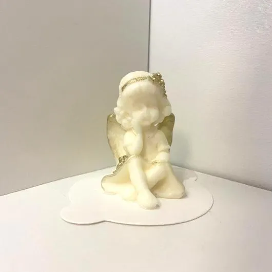 Фигурка из шоколадной глазури Ангел-девочка 4*5,5см, цветная